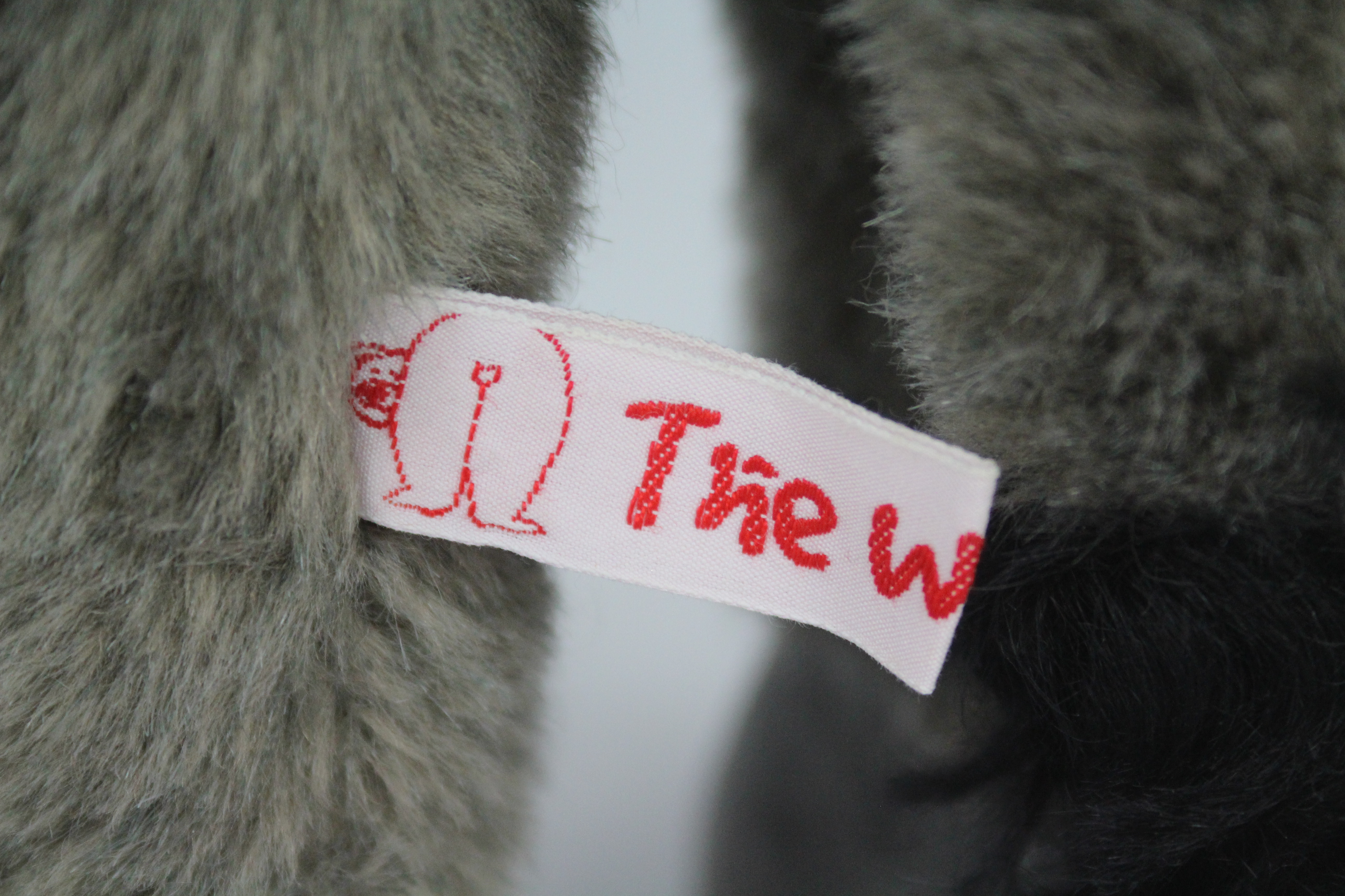 The Wild Things - A grey and black-coloured soft toy donkey. Donkey has glass eyes. - Image 6 of 7