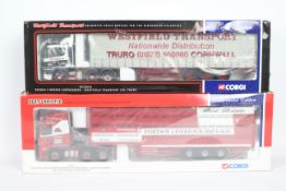 Corgi - Two boxed Corgi Limited Edition 1:50 scale diecast trucks.