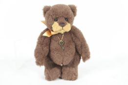 Charlie Bears - A small brown jointed bear called Dave # CB171767C.