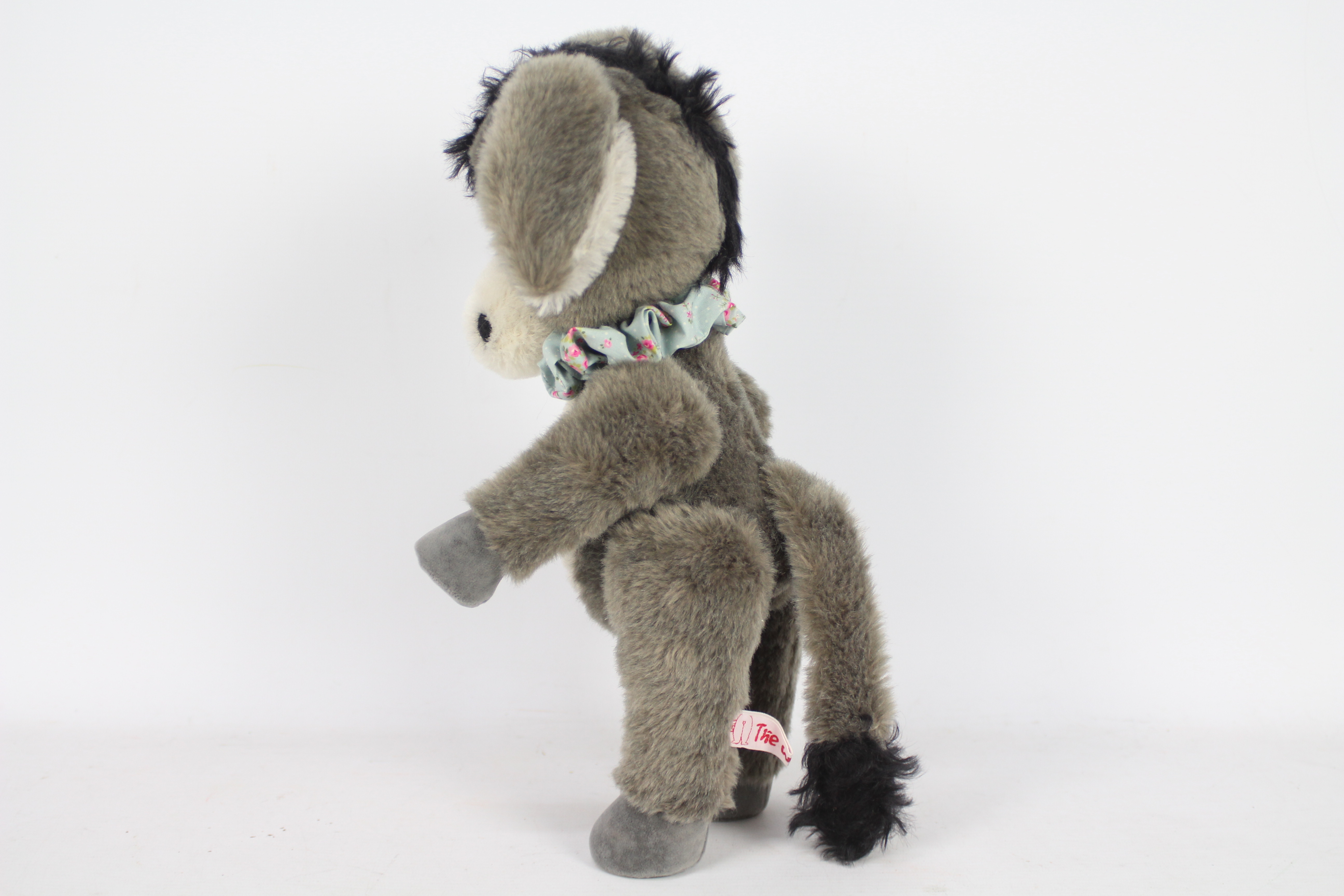 The Wild Things - A grey and black-coloured soft toy donkey. Donkey has glass eyes. - Image 4 of 7