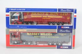 Corgi - Two boxed Corgi Limited Edition 1:50 scale diecast trucks.