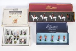 Britains - 3 x boxed sets of soldiers, Band of The Life Guards # 00157, Scots Greys # 00075,