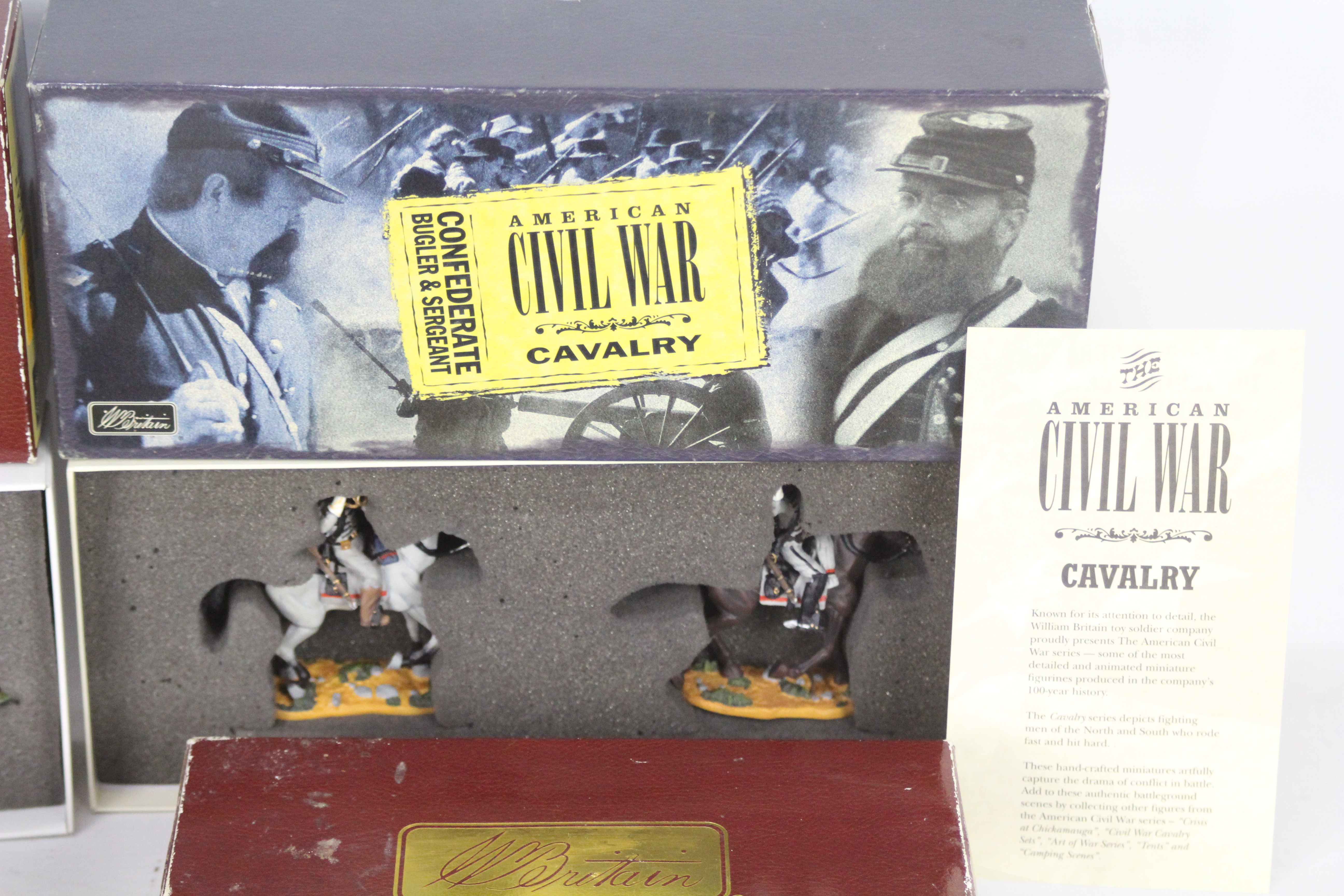 Britains - 4 x boxed sets of soldiers from the American Civil War & The Battle Of New Orleans - Image 2 of 5