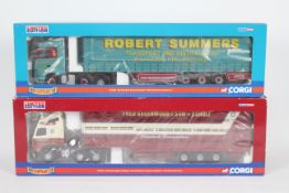 Corgi - A pair of boxed Corgi Limited Edition 1:50 scale diecast trucks from the Corgi 'Hauliers of