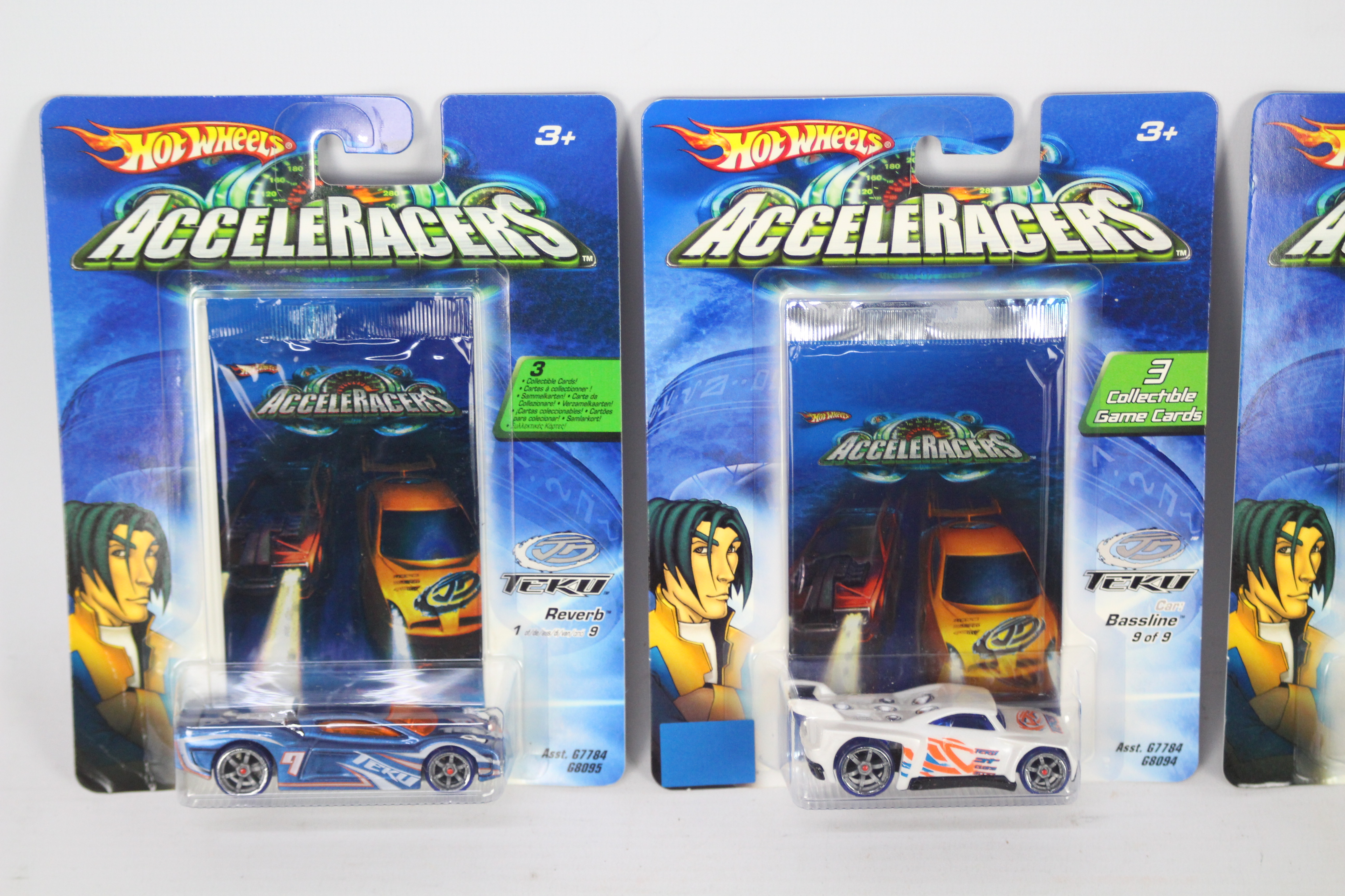 Hot Wheels - Acceleracers - 4 x unopened models from the Teku range, Reverb # G8095, - Image 2 of 3