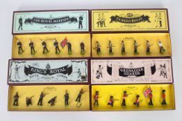 Britains - 4 x boxed sets of soldiers, Gurkha Rifles # 8841, Grenadier Guards # 8810,