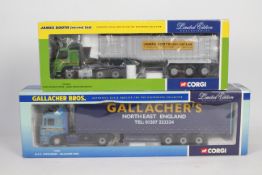 Corgi - A pair of boxed Corgi Limited Edition 1:50 scale diecast trucks.