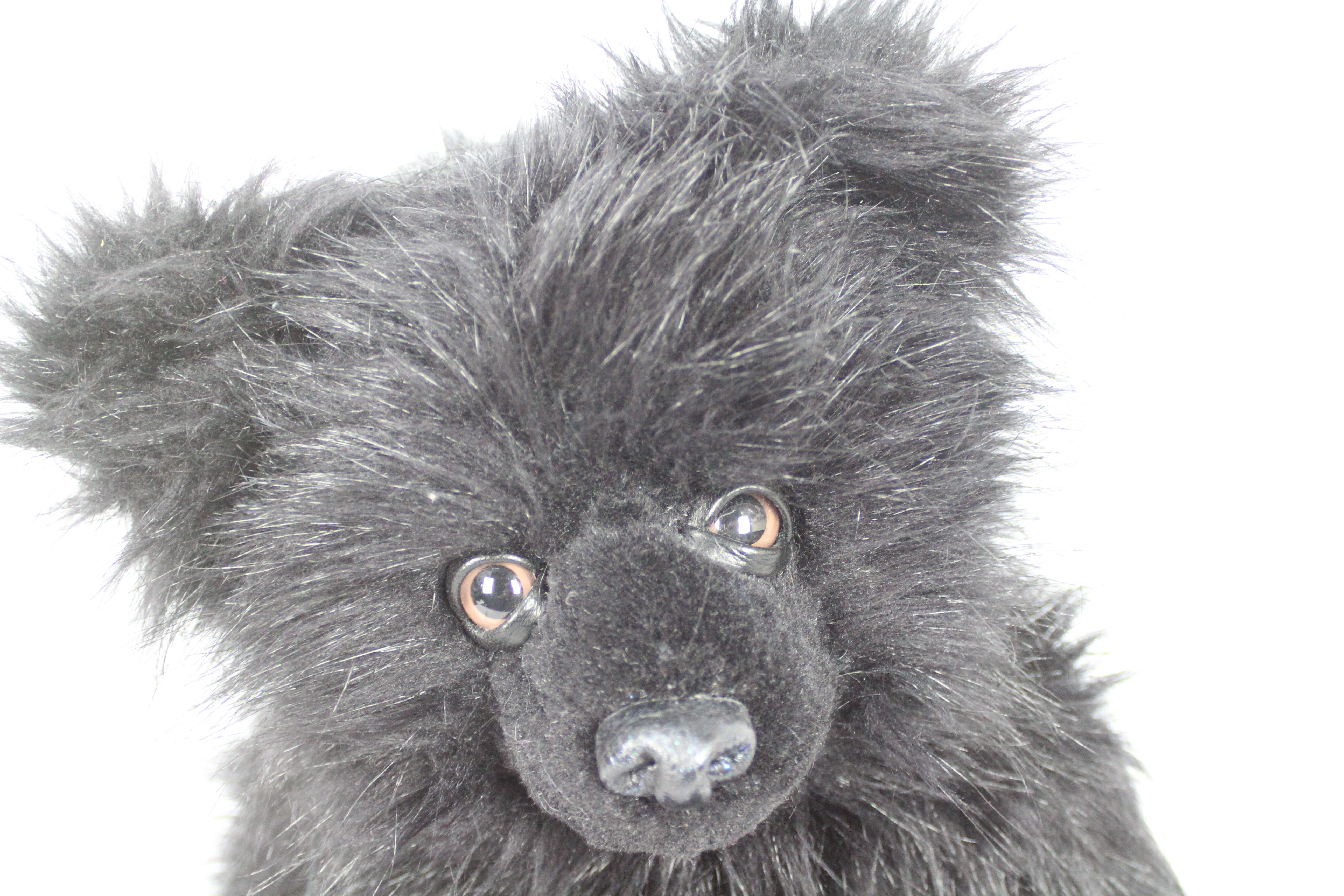 Unknown Maker - A long haired jointed black bear with no makers label visible, - Image 3 of 3