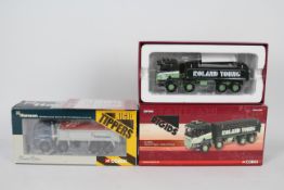 Corgi - Two boxed Corgi Limited Edition 1:50 scale diecast trucks from Corgi's 'Rigid' series.