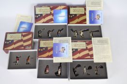 Britains - 5 x boxed sets of soldiers from the American Revolution series,