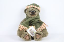 Citico Ridge Bears - A handmade 1 of 1 soft sculpture bear called Soft Tail by Heidi Hollis.