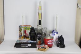 Star Wars, Hasbro, Others - A collection of Star Wars themed toys, comics,