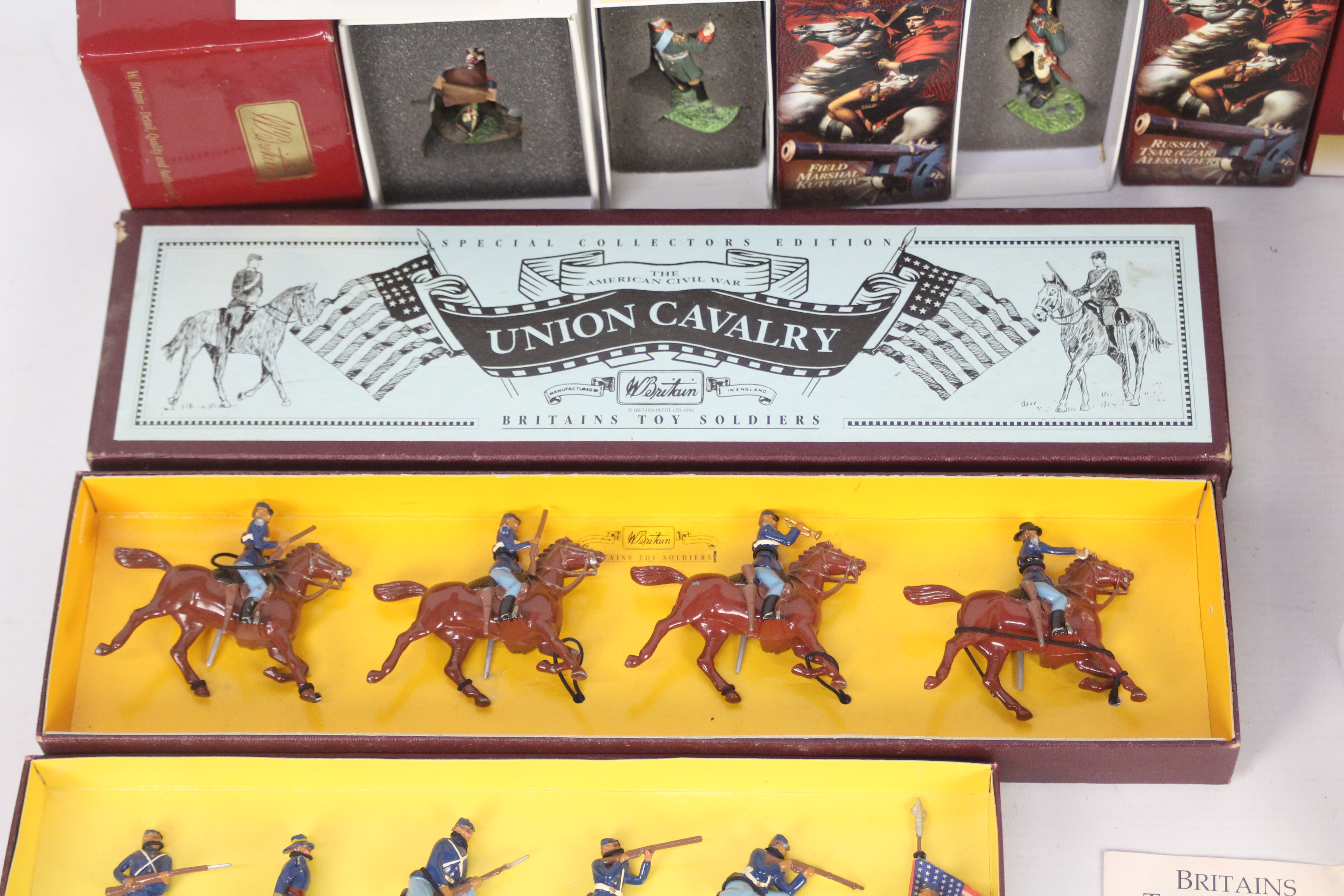 Britains - 10 x boxed sets of soldiers including Union Cavalry # 8854, Union Infantry # 8852, - Image 3 of 6