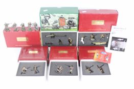 Britains - 6 x boxed sets of soldiers from the World War 1 & WWII series,
