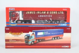 Corgi - A brace of boxed Corgi Limited Edition 1:50 scale diecast trucks from the Corgi 'Hauliers