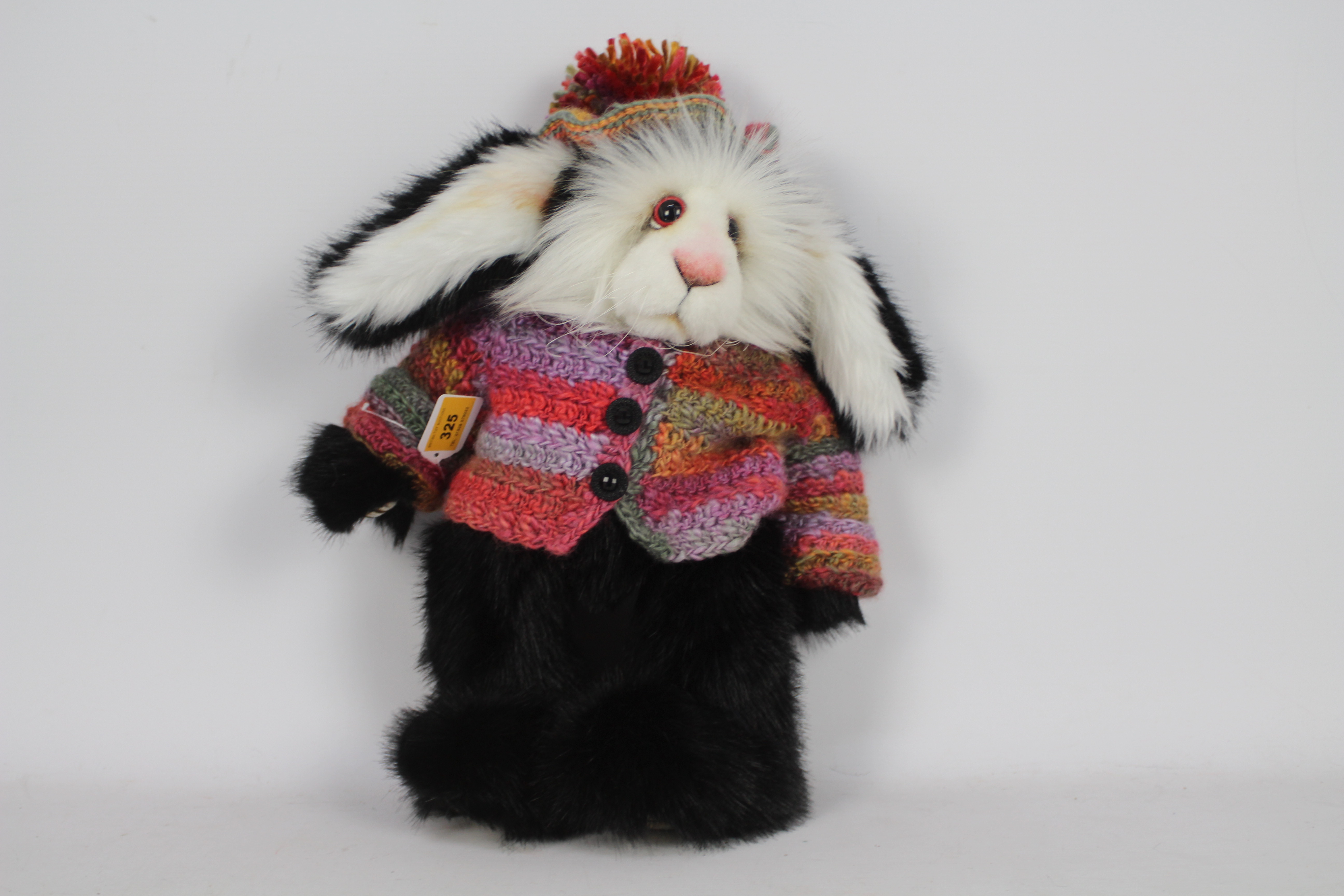 Unknown Maker - A soft toy rabbit with the name 'Jal' imprinted on its right foot. - Image 5 of 5