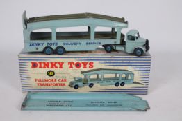 Dinky - A boxed Bedford Pullmore Car Transporter # 582 with loading ramp # 994.