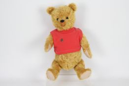 HB Bears - A vintage look mohair jointed bear with embroidered nose,