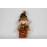 Vicki Peres Custom Teddys - A small jointed mohair bear named Pennington who was created by Vicki