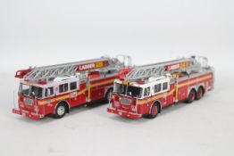 Code 3 Collectibles - 2 x unboxed FDNY Fire Trucks in 1:64 scale,