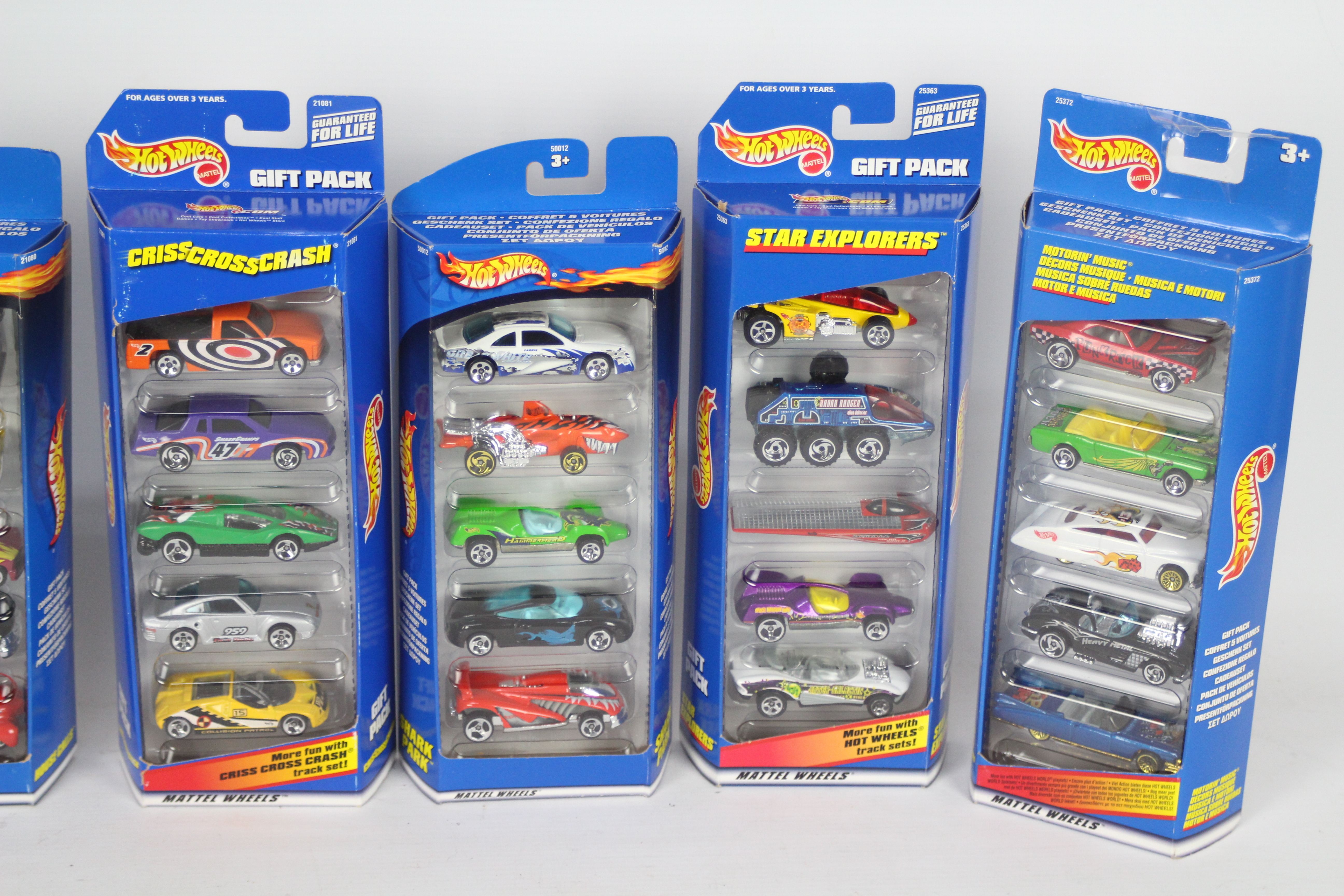 Hot Wheels - 6 x Gift Packs of five cars including House Calls truck pack # 21080, - Image 3 of 3