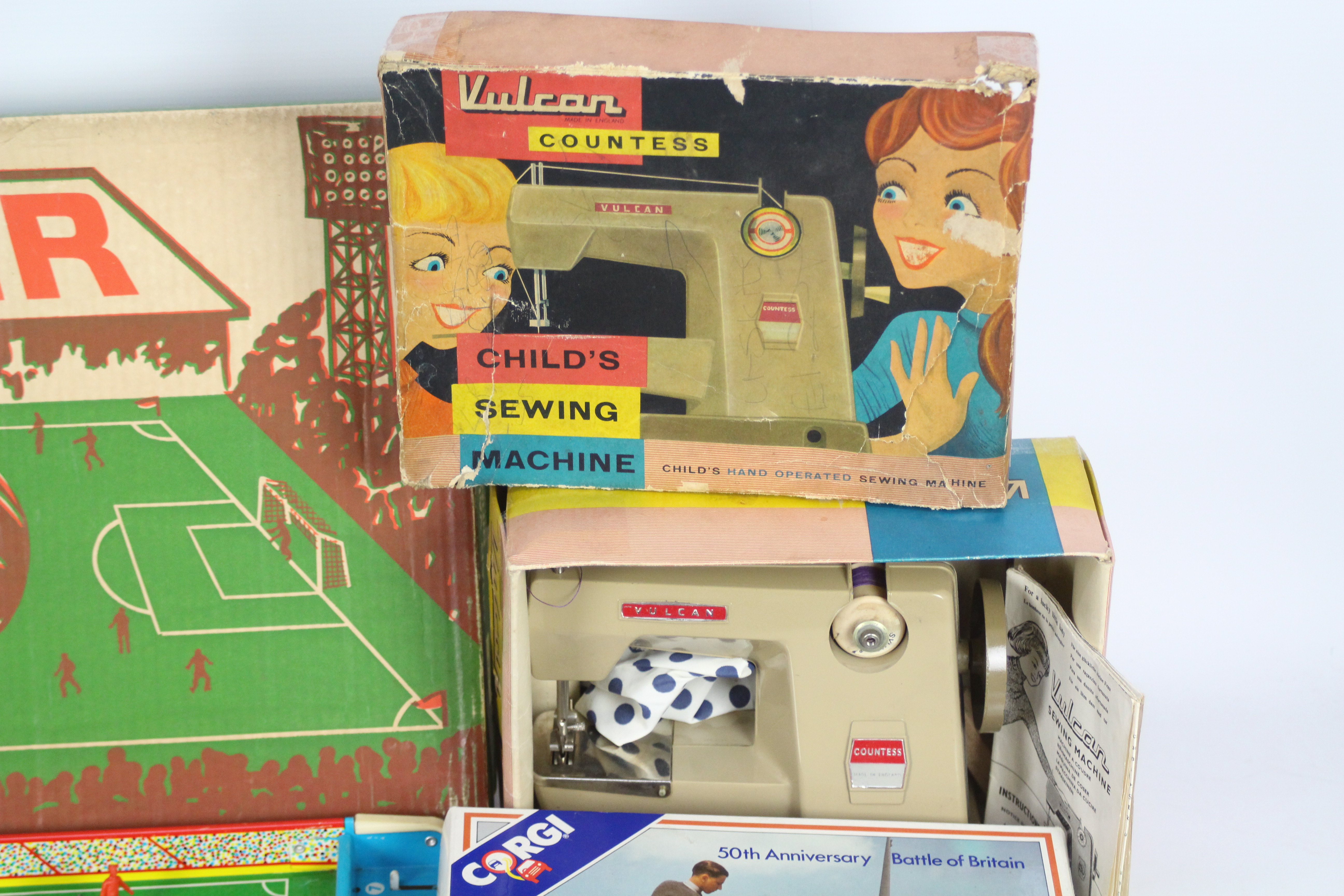 Chad Valley - Vulcan - Corgi - A boxed Chad Valley Soccer game # 1094, - Image 3 of 4