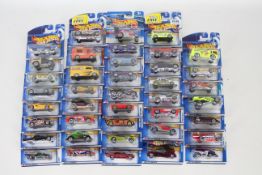 Hot Wheels - 40 x unopened carded models from circa 2000 including Lancia Stratos # 52938,