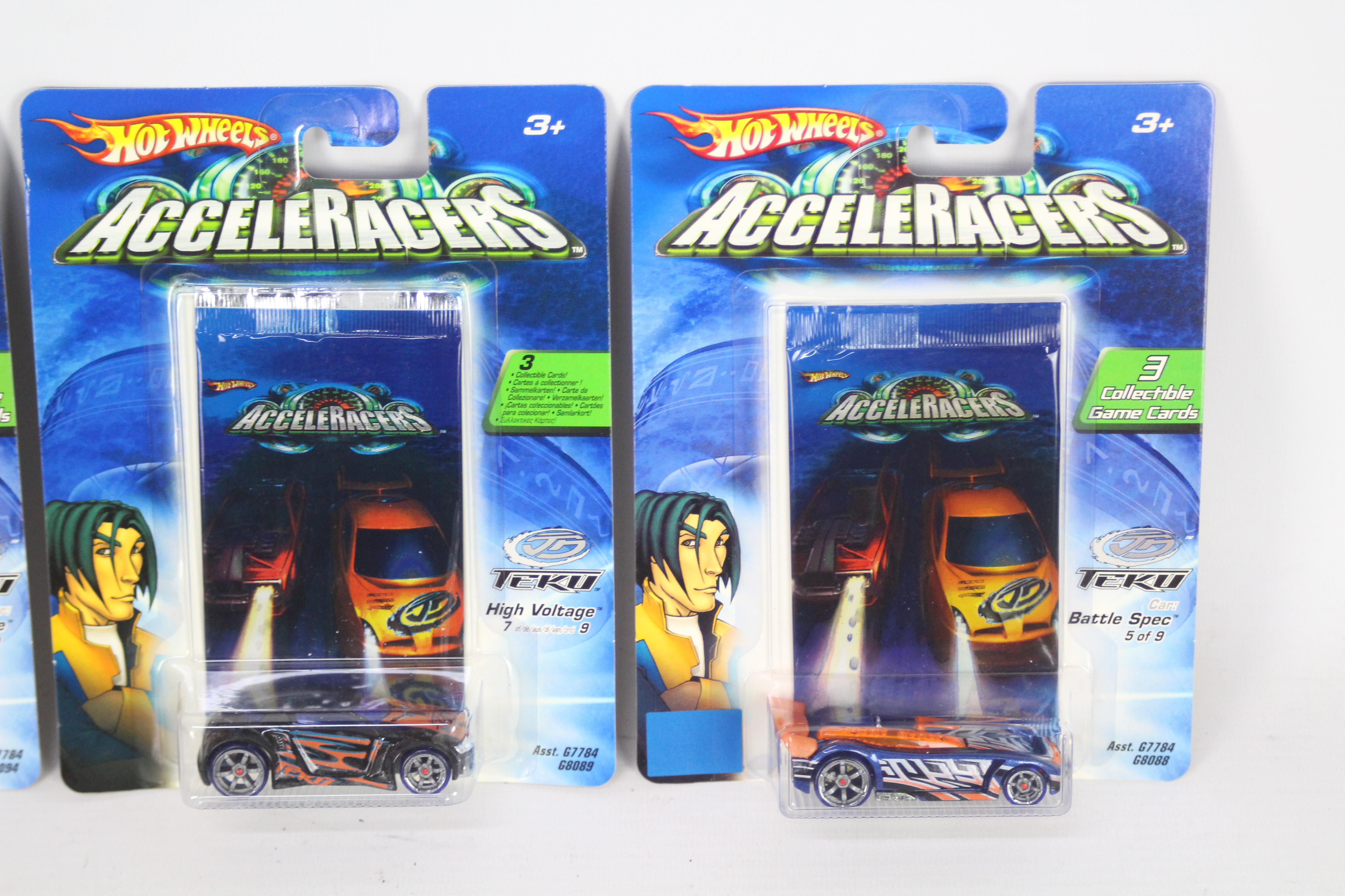 Hot Wheels - Acceleracers - 4 x unopened models from the Teku range, Reverb # G8095, - Image 3 of 3