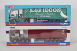 Corgi - A pair of boxed Corgi Limited Edition 1:50 scale diecast trucks from the Corgi 'Hauliers of