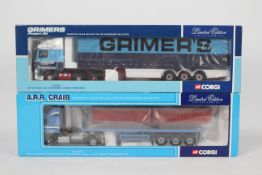 Corgi - Two boxed Corgi Limited Edition 1:50 scale diecast trucks.