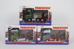 Corgi - A trio of boxed Corgi Limited Edition 1:50 scale diecast 'Truckfest' tractor units.