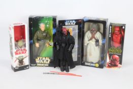 Star Wars, Hasbro, Kenner - Five predominately boxed 12 inch Star Wars Figures.