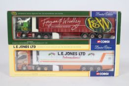 Corgi - A pair of boxed Limited Edition 1:50 scale diecast trucks from Corgi.