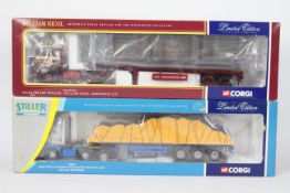 Corgi - Two boxed Corgi Limited Edition 1:50 scale diecast trucks.