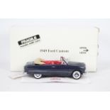 Franklin Mint - A boxed 1:24 scale 1949 Ford Custom by Franklin Mint.