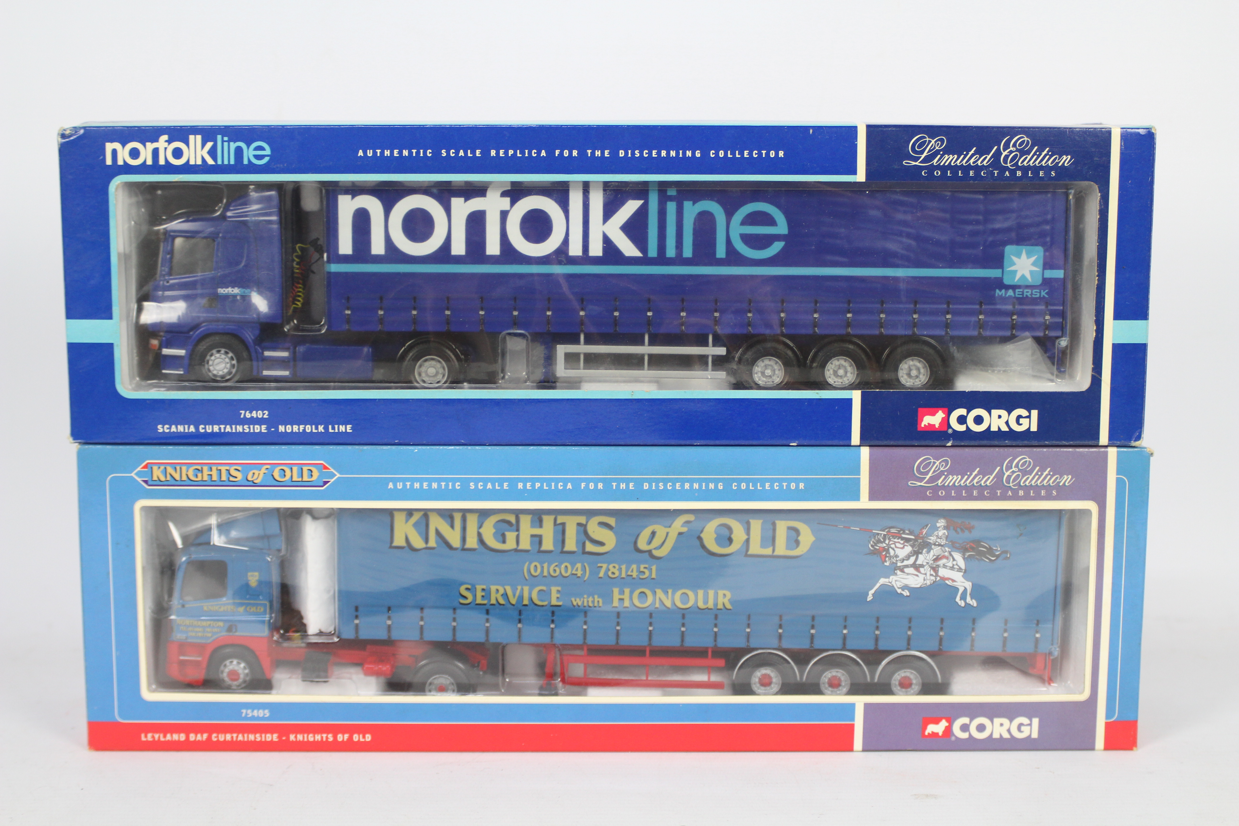 Corgi - Two boxed Corgi Limited Edition 1:50 scale diecast trucks.