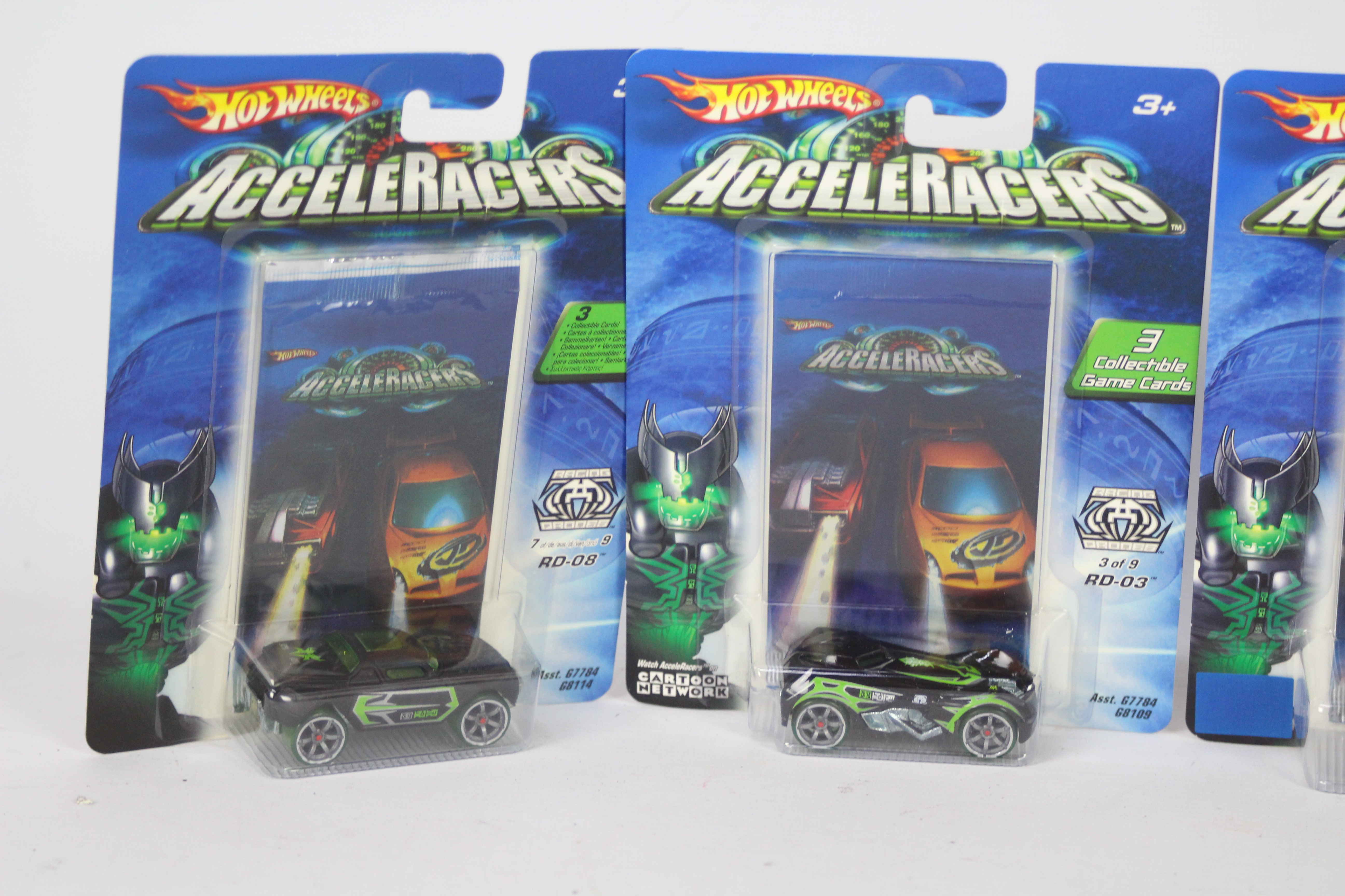 Hot Wheels - Acceleracers - 4 x unopened models from the Racing Drones range, RD-03 # G8109, - Image 3 of 3