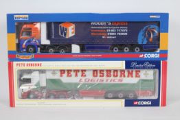 Corgi - A brace of boxed Corgi Limited Edition 1:50 scale diecast trucks.