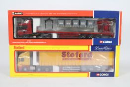 Corgi - A brace of boxed Corgi Limited Edition 1:50 scale diecast trucks.