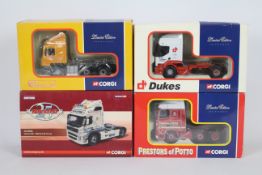 Corgi - Four boxed Corgi Limited Edition 1:50 scale diecast tractor units.