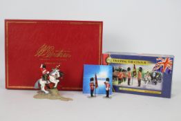 Britains - 2 x boxed sets of soldiers, Scots Greys Duals 11th Hussars # 00170,