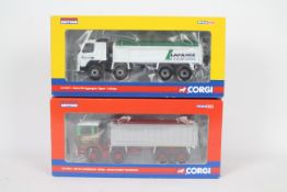 Corgi - A pair of boxed Corgi Limited Edition 1:50 scale diecast trucks from Corgi's 'Rigid' series.