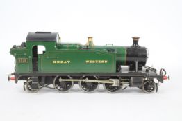 Brass Kit - A powered kit built brass construction 0 gauge 1927 Collet 2-6-2T loco in Great Western