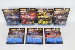 Hot Wheels - 7 x unopened 1998 Collectors Edition Pit Crew sets with car and tool box including