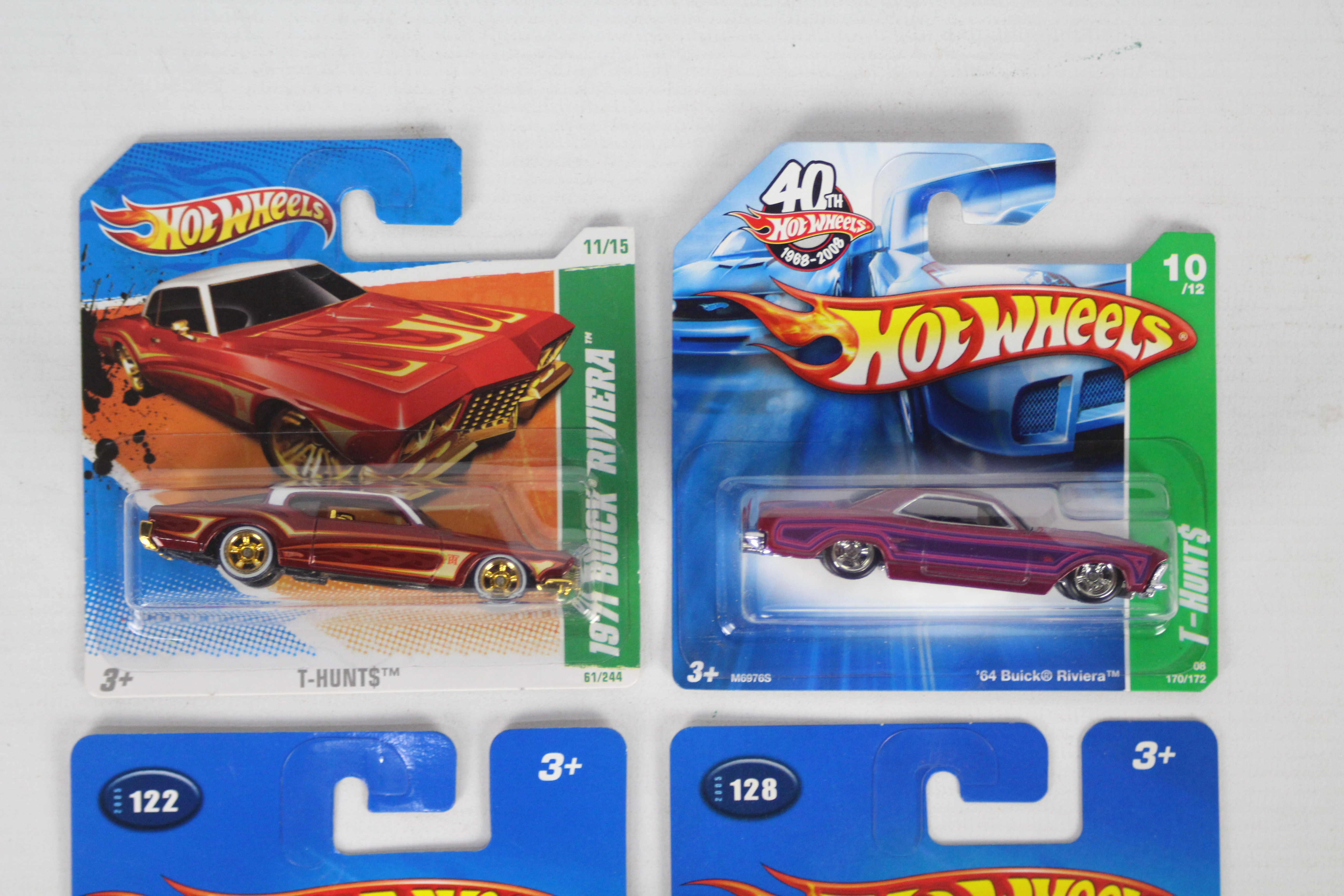 Hot Wheels - Super Treasure Hunt - 4 x unopened carded models, 1967 Pontiac GTO # G6743, - Image 2 of 3