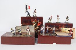 Britains - 4 x boxed sets from the Napoleonic War series, French Advancing Set x 2 # 00152,