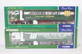 Corgi - A pair of boxed Corgi Limited Edition 1:50 scale diecast trucks.