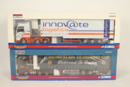 Corgi - Two boxed Corgi Limited Edition 1:50 scale diecast trucks from the Corgi 'Hauliers of