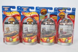 Hot Wheels - World Race - 4 x rare unopened limited edition models from the World Race Scorchers