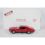 Danbury Mint - A boxed 1:24 scale 1968 Chevrolet Chevelle SS-396 by Danbury Mint.